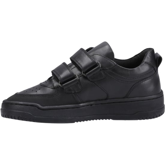 Hush Puppies Daxton Leder Jungen schwarze Sneaker - Image 4