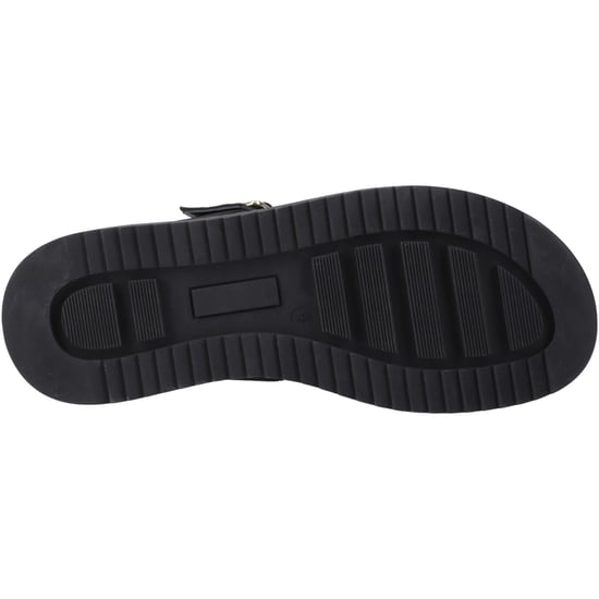 Hush Puppies Celeste Slide Damen Sandalen Aus Schwarzem Leder - Image 3