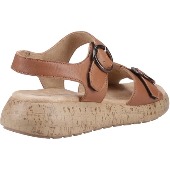 Hush Puppies Alison Leder Damen Sandalen in Tan - Image 2
