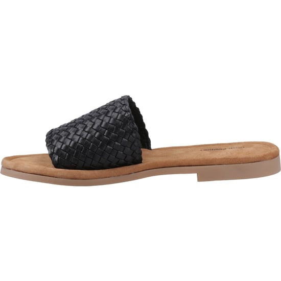 Hush Puppies Hetty Slide Leder Damen Schwarz Sandalen - Image 4