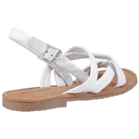 Hush Puppies Hope Leder Damen Weiße Sandalen - Image 2