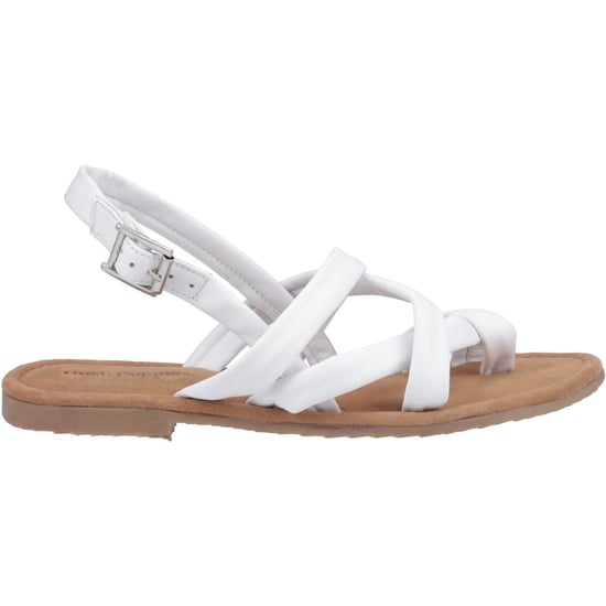 Hush Puppies Hope Leder Damen Weiße Sandalen - Image 5