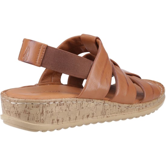 Hush Puppies Eden Weite Leder Damen Sandalen in Tan - Image 2