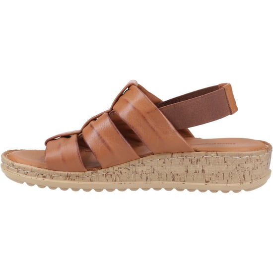Hush Puppies Eden Weite Leder Damen Sandalen in Tan - Image 4