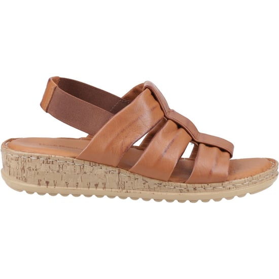 Hush Puppies Eden Weite Leder Damen Sandalen in Tan - Image 5