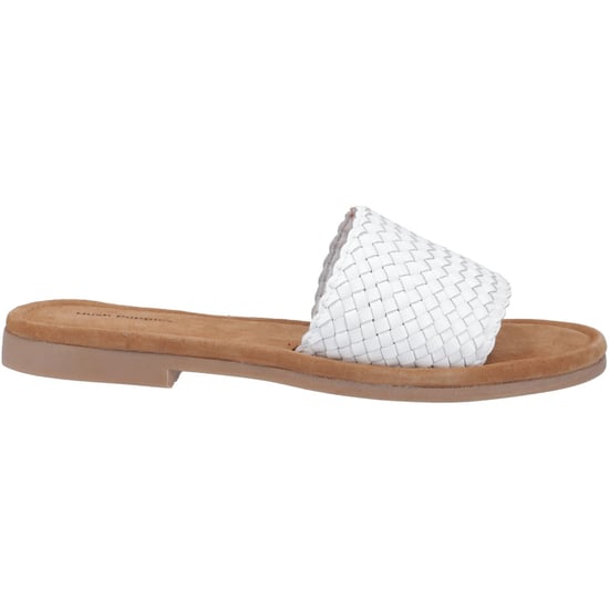 Hush Puppies Hetty Slide Leder Damenweiße Sandalen - Image 5