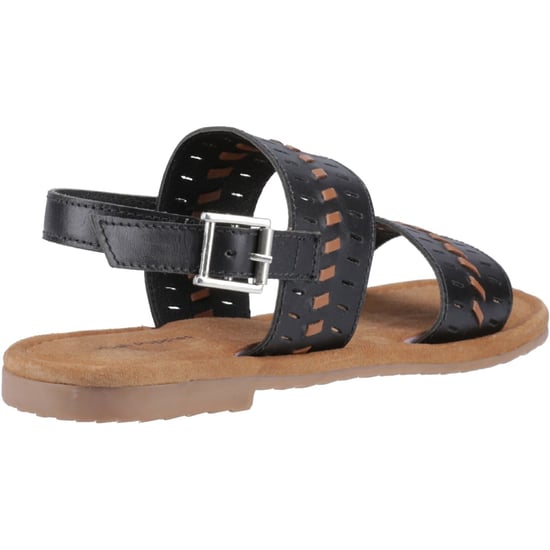 Hush Puppies Hadley Leder Damen Sandalen Schwarz - Image 2