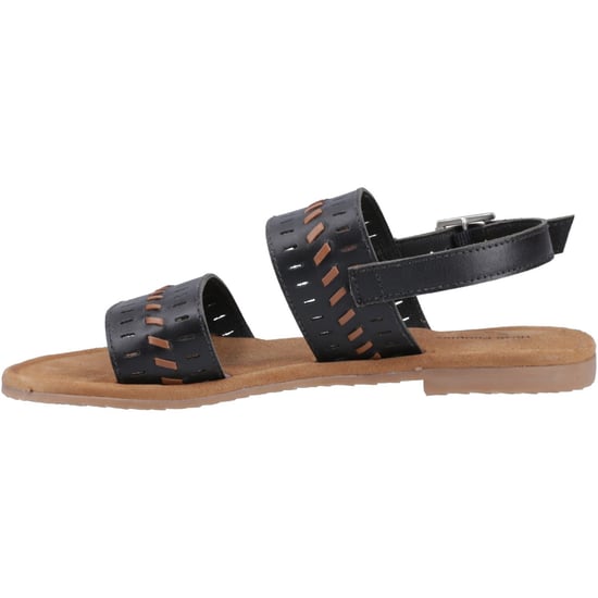 Hush Puppies Hadley Leder Damen Sandalen Schwarz - Image 4