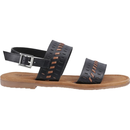 Hush Puppies Hadley Leder Damen Sandalen Schwarz - Image 5