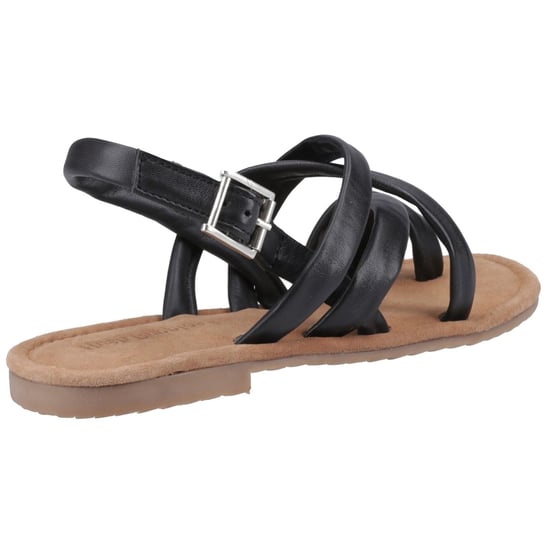 Hush Puppies Hope Leder Damen Schwarz Sandalen - Image 2