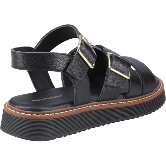 Hush Puppies Cady Damen Sandalen Aus Schwarzem Leder - Image 2
