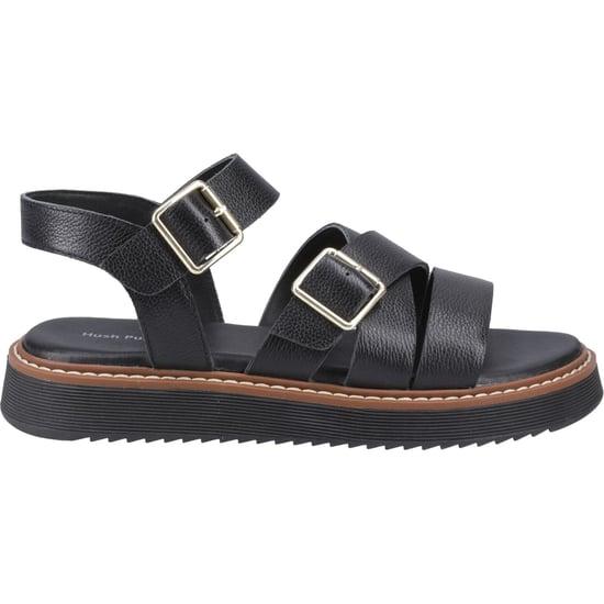 Hush Puppies Cady Damen Sandalen Aus Schwarzem Leder - Image 5