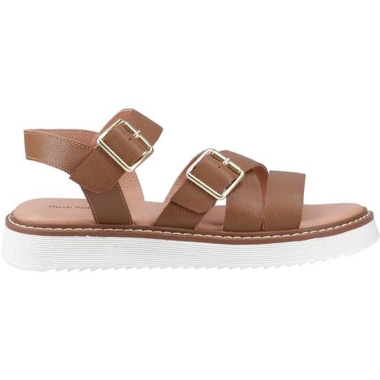 Hush Puppies Cady Leder Damen Sandalen in Tan - Image 5