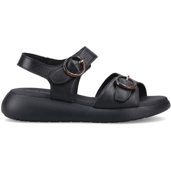 Hush Puppies Alison Leder Damen Sandalen Schwarz - Image 5