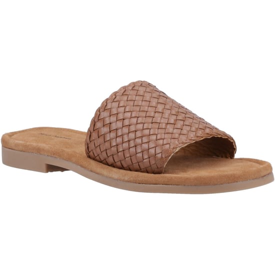 Hush Puppies Hetty Damen Riemchensandalen aus Leder in Tan - Image 1