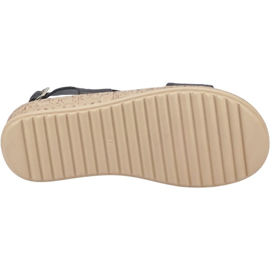 Hush Puppies Ebony Geflochtene Leder Damen Schwarze Sandalen - Image 3