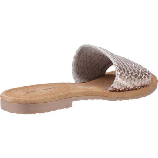 Hush Puppies Hetty Slide Leder Damen Bronze Sandalen - Image 2