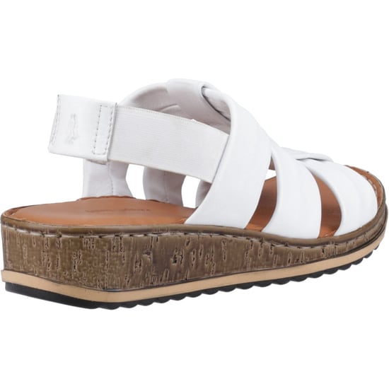 Hush Puppies Eden Weite Passform Leder Damen Weiße Sandalen - Image 2