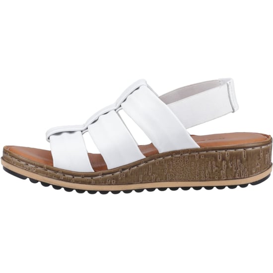 Hush Puppies Eden Weite Passform Leder Damen Weiße Sandalen - Image 4