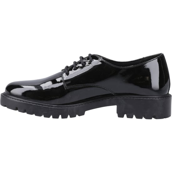 Hush Puppies Aubrey Leder Derby Schuhe für Mädchen in Schwarz - Image 4
