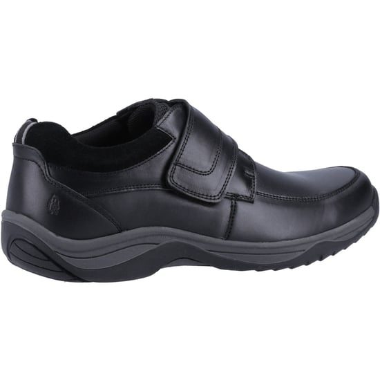 Hush Puppies Douglas Leder Herren Schwarz Mokassins Schuhe - Image 2