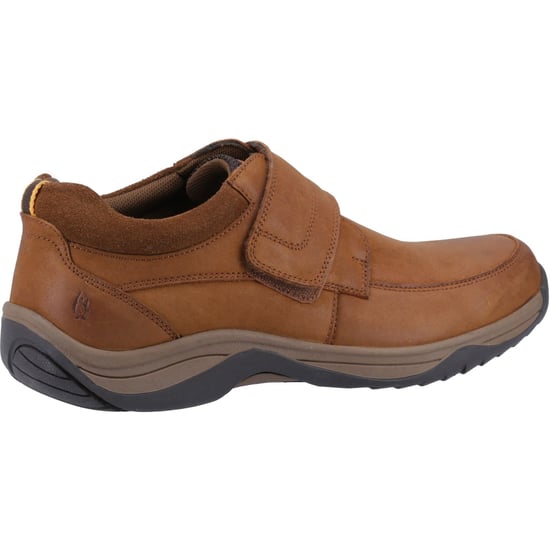 Hush Puppies Douglas Leder Herren Tan Nubuck Mokassins Schuhe - Image 2