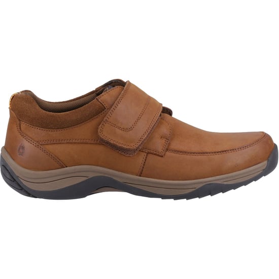 Hush Puppies Douglas Leder Herren Tan Nubuck Mokassins Schuhe - Image 5