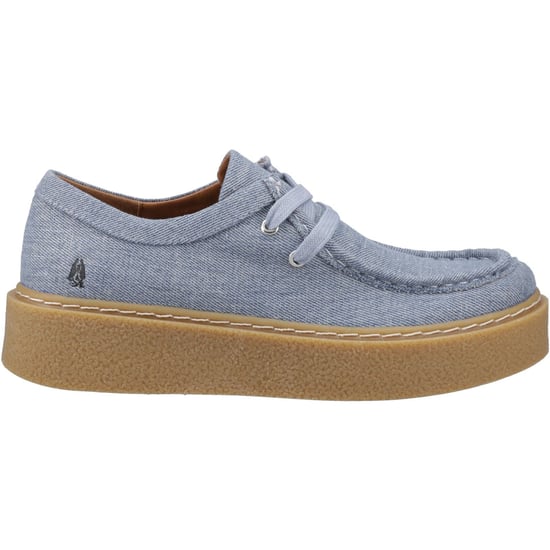 Hush Puppies Bridie Textil Damen Denim Mokassins Schuhe - Image 5