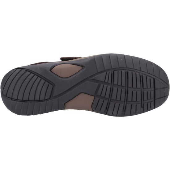 Hush Puppies Douglas Leder Herren Kaffee Mokassins Schuhe - Image 3