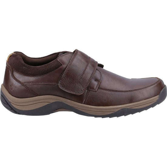 Hush Puppies Douglas Leder Herren Kaffee Mokassins Schuhe - Image 5