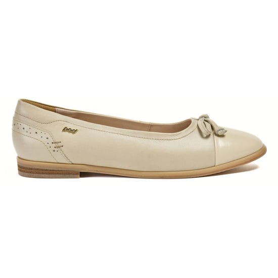 Pod Priya Leder Damenschuhe in Taupe - Image 4
