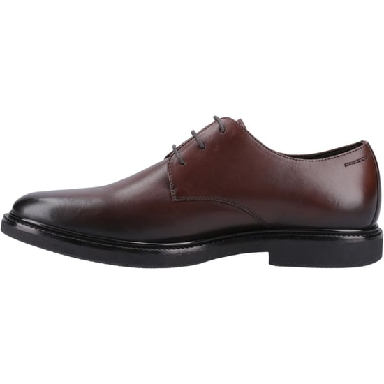 Hush Puppies Kye Leder Herren Schnürschuhe in Schokoladenfarbe - Image 4