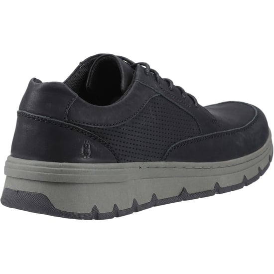 Hush Puppies Nelson Leder Herren Schwarz Schnürschuhe - Image 2