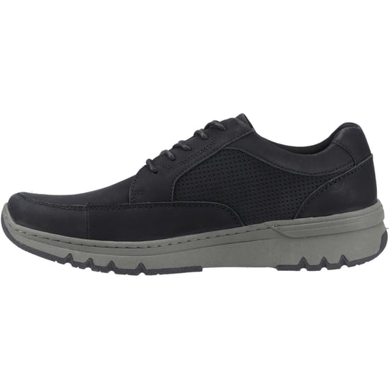 Hush Puppies Nelson Leder Herren Schwarz Schnürschuhe - Image 4