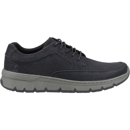 Hush Puppies Nelson Leder Herren Schwarz Schnürschuhe - Image 5