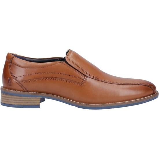 Hush Puppies Donovan Leder Herren Slip-On Schuhe in Tan - Image 5