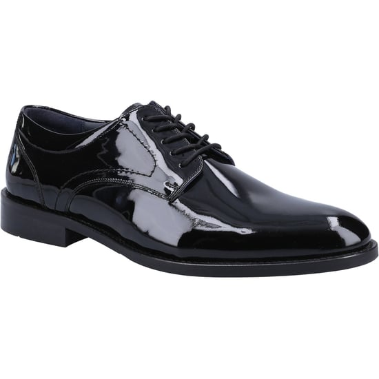 Hush Puppies Damien Schnürschuhe aus lackiertem Leder für Herren in Schwarz - Image 1