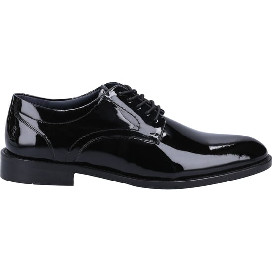 Hush Puppies Damien Schnürschuhe aus lackiertem Leder für Herren in Schwarz - Image 4