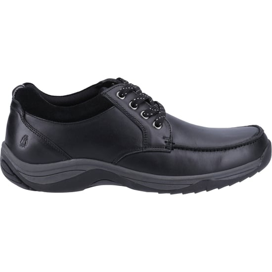 Hush Puppies Derek Leder Herren Schwarze Schnürschuhe - Image 5