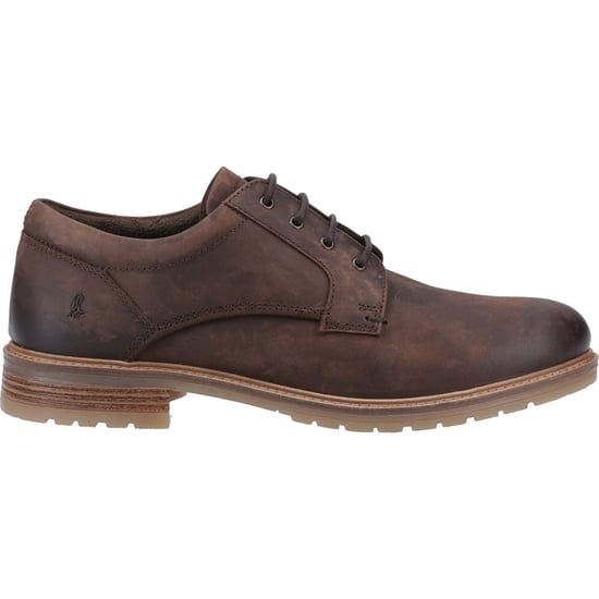 Hush Puppies Richie Leder Herren Schnürschuhe Braun - Image 5
