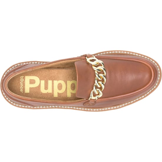 Hush Puppies Jodie Leder Damen Cognac Slipper - Image 4