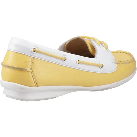 Hush Puppies Irene Leder Damen Gelbe Bootsschuhe - Image 2