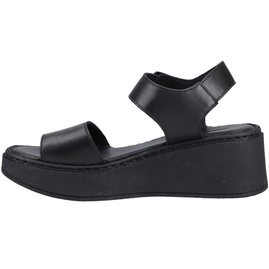 Hush Puppies Beatrix Wedge Leder Damen Schwarz Wedges - Image 4