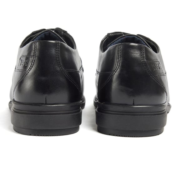 Pod Smyth Leder Herrenschuhe Schwarz Schnürschuhe - Image 2