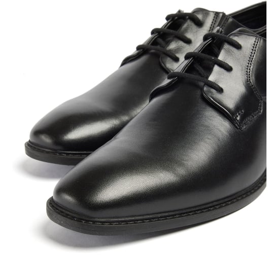 Pod Smyth Leder Herrenschuhe Schwarz Schnürschuhe - Image 5