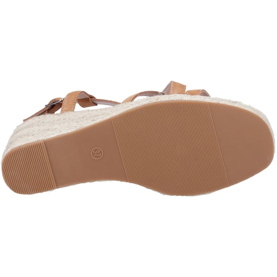 Hush Puppies Jenny Espadrille Wedge Wildleder Damen Tan Wedges - Image 3