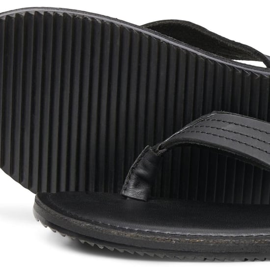 Jack & Jones Washton Herren Zehentrenner Aus Anthrazitfarbenem Leder - Image 4