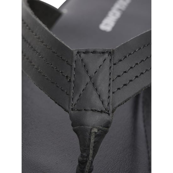 Jack & Jones Washton Herren Zehentrenner Aus Anthrazitfarbenem Leder - Image 5