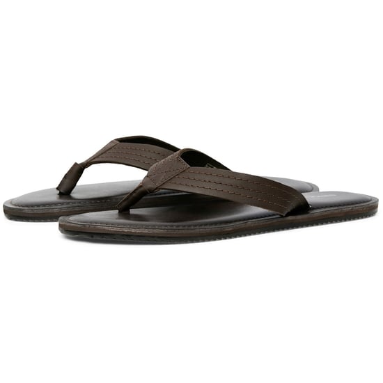 Jack & Jones Washton Herren Zehentrenner Aus Braunem Leder - Image 1