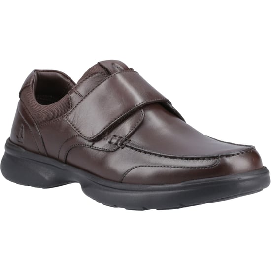 Hush Puppies Hector Leder Herren Braune Mokassins Schuhe - Image 1